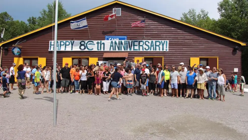 Camp B’nai Brith of Ottawa during its 80th anniversary in 2015. Credit: Camp B’nai Brith of Ottawa via Facebook.