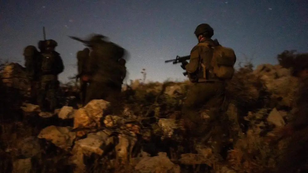 Soldiers in the Israel Defense Forces operate in the Mount Dov area of Southern Lebanon, Sept. 3, 2025. Credit: IDF.