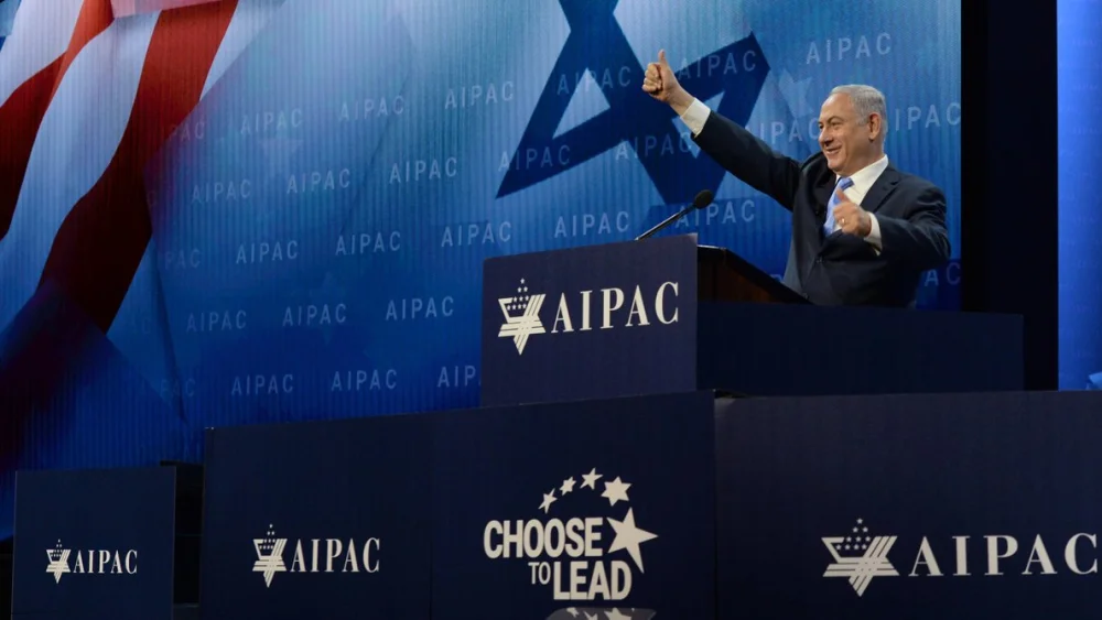 Israeli Prime Minister Benjamin Netanyahu at the 2018 AIPAC Policy Conference. Credit: Haim Zach/GPO.