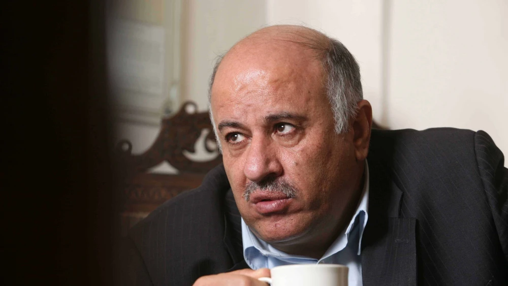 Fatah leader Jibril Rajoub in Jerusalem, April 2, 2008. Photo by Nati Shohat/Flash90.