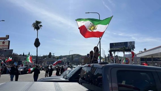 Us Layas Rally More than 2,000 attend rally in Los Angeles against Iranian regime ...