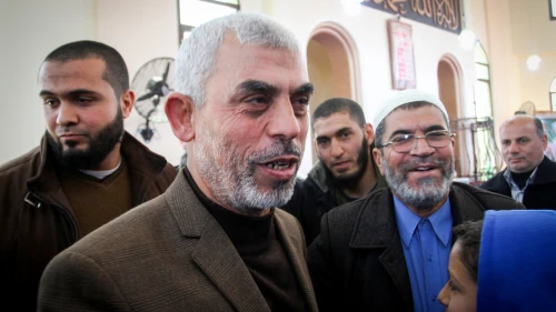 Yahya Sinwar, leader of Hamas in the Gaza Strip, Feb. 24, 2017. Photo by Abed Rahim Khatib/Flash90.