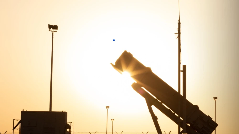 An MIM-104 missile interceptor, known as Patriot, is seen deployed in the UAE. Photo courtesy of the Ministry of Defense of the UAE. 