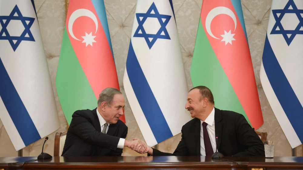 Israeli Prime Minister Benjamin Netanyahu visits Azerbaijan on Dec. 13, 2016. Credit: Haim Zach/GPO.