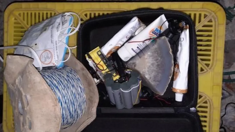 Fathi Ziad Zakout, 31, a resident of Rafah in the Gaza Strip with a permit to work inside Israel, was arrested by the Shin Bet and the Israel Police on Oct. 30 2022. Zakout was sent by the Palestinian Islamic Jihad terrorist organization to carry out an IED attack on an Israeli bus line. Credit: Israel Security Agency (Shin Bet).