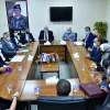 Members of the Joint Water Committee that manages Israel-Jordan bilateral water relations convene in Amman to ink a new water deal, Oct. 12, 2021. Source: Twitter.