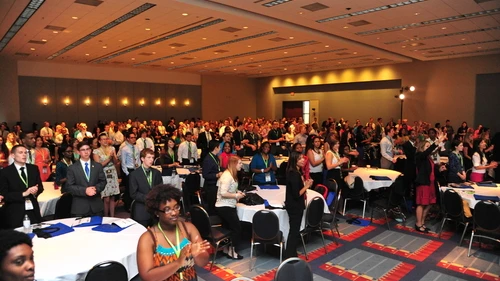 The crowd at the 2013 Christians United for Israel (CUFI) Washington Summit. In response to the rising tide of global anti-Christian violence, Christians United for Israel (CUFI) is supporting H.R.301, legislation that would direct the U.S. president to appoint a “Special Envoy to Promote Religious Freedom of Religious Minorities in the Near East and South Central Asia” within the State Department. Credit: CUFI/Paul Wharton Photography.