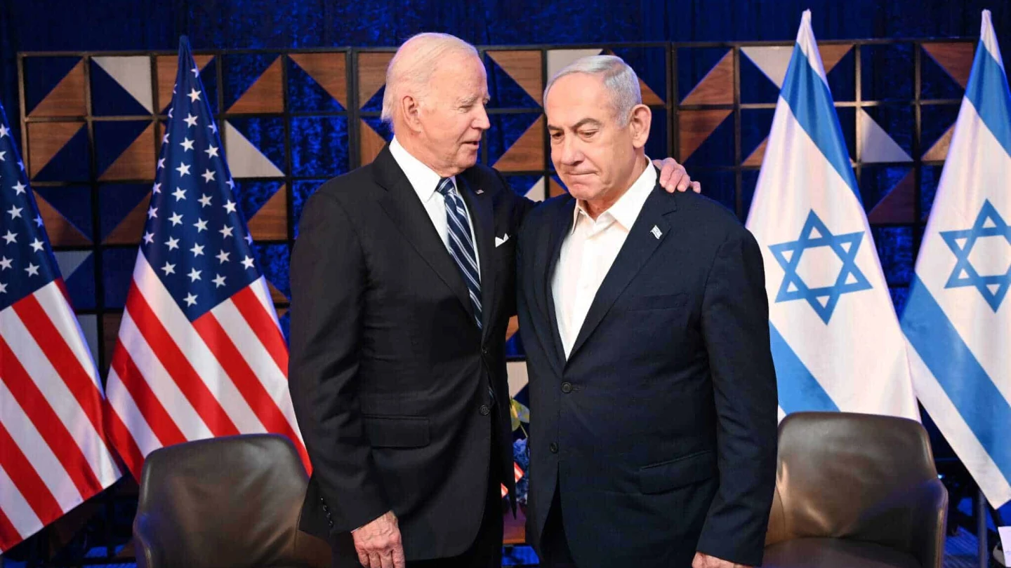 U.S. President Joe Biden, Israeli Prime Minister Benjamin Netanyahu