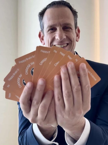 Orthodox Union's executive vice president and chief operating officer Rabbi Dr. Josh Joseph led an interactive session on happiness and collaboration in the workplace. Credit: Courtesy.