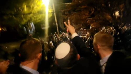 Israeli National Security Minister Itamar Ben-Gvir speaks defiantly outside a private event near Yale University on April 23, 2025. Source: X/@itamarbengvir.