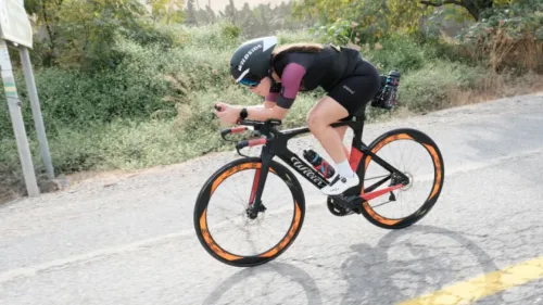 Goldie Gelhar during training. Photo by Itamar Yissachar.