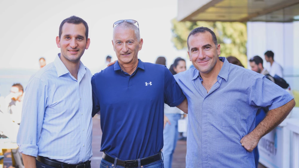 From left: The Kinneret Innovation Center's Tomer Swisa, Eyal Triber and Elad Shamir. Credit: Yariv Kristal Photography.