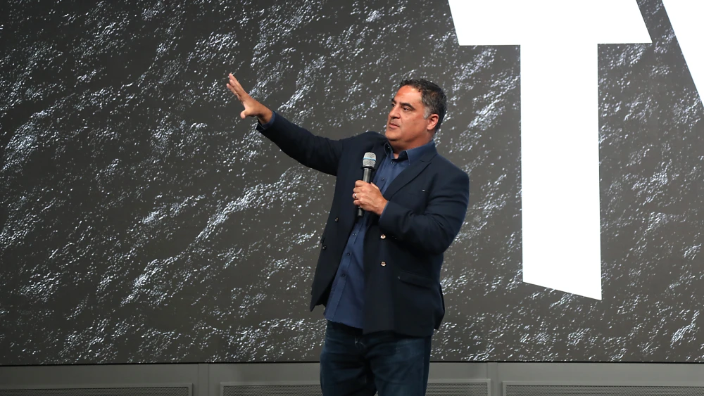 Cenk Uygur, founder and CEO of TYT, attends The Young Turks (TYT) 20th Anniversary Celebration at YouTube Space LA in Los Angeles, May 25, 2022. Photo by Anna Webber/Getty Images for TYT.
