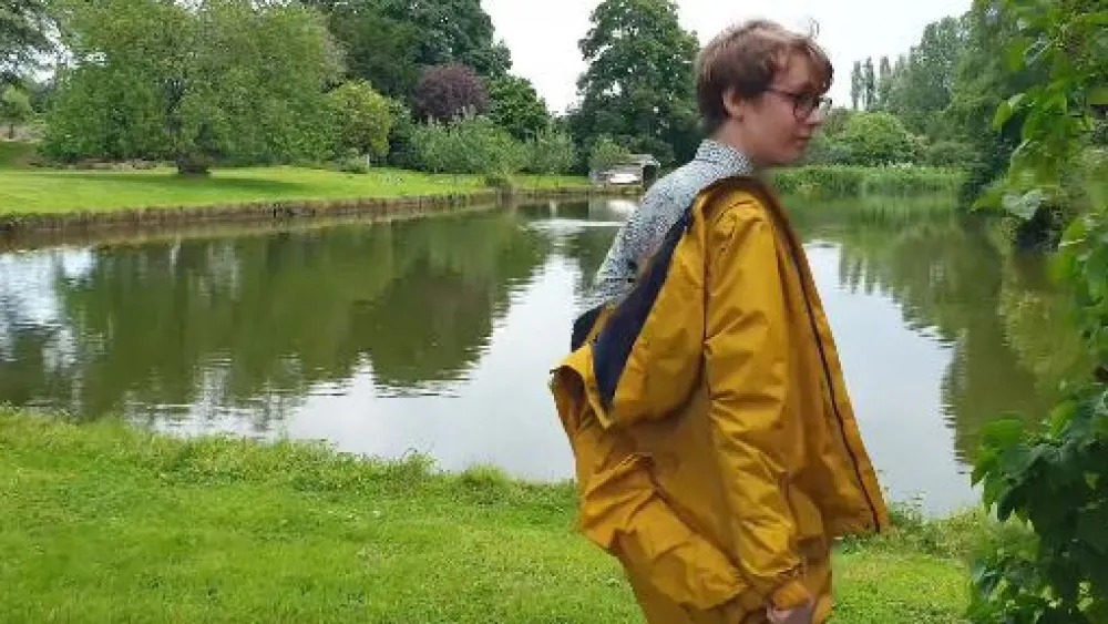 Youth Demand protest group activist, UK, Sunak