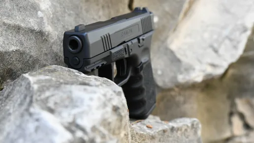 The Ramon polymer frame striker pistol, manufactured by Israeli small-arms manufacturer Emtan Karmiel Ltd. Photo courtesy of Emtan.