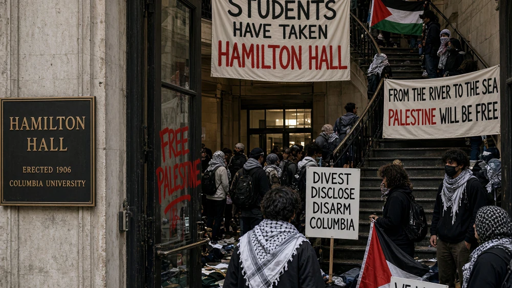Occupiers at Hamilton Hall at Columbia University