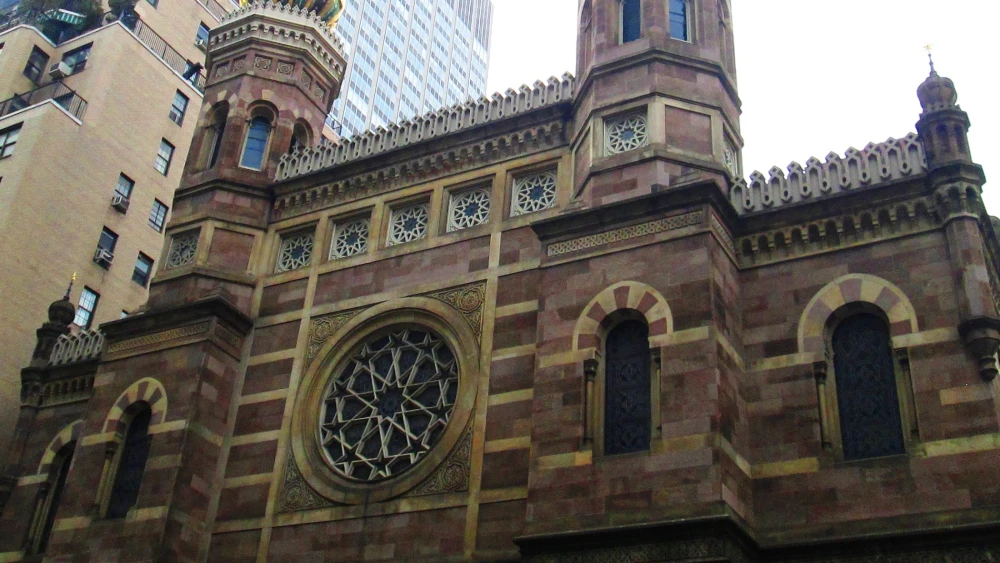 The Central Synagogue in New York City. Credit: Wikimedia Commons.