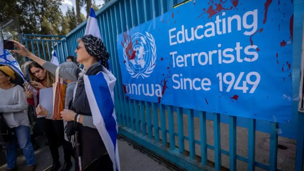Protest Against UNRWA