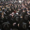 Ultra-Orthodox Jews celebrate the end of the Shavuot holiday in Jerusalem’s Old City, June 12, 2016. Photo by Shlomi Cohen/Flash 90.