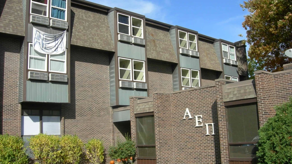 The AEPi house at Purdue University in West Lafayette, Ind., on Oct. 26, 2009. Credit: Mshaolian via Wikimedia Commons.
