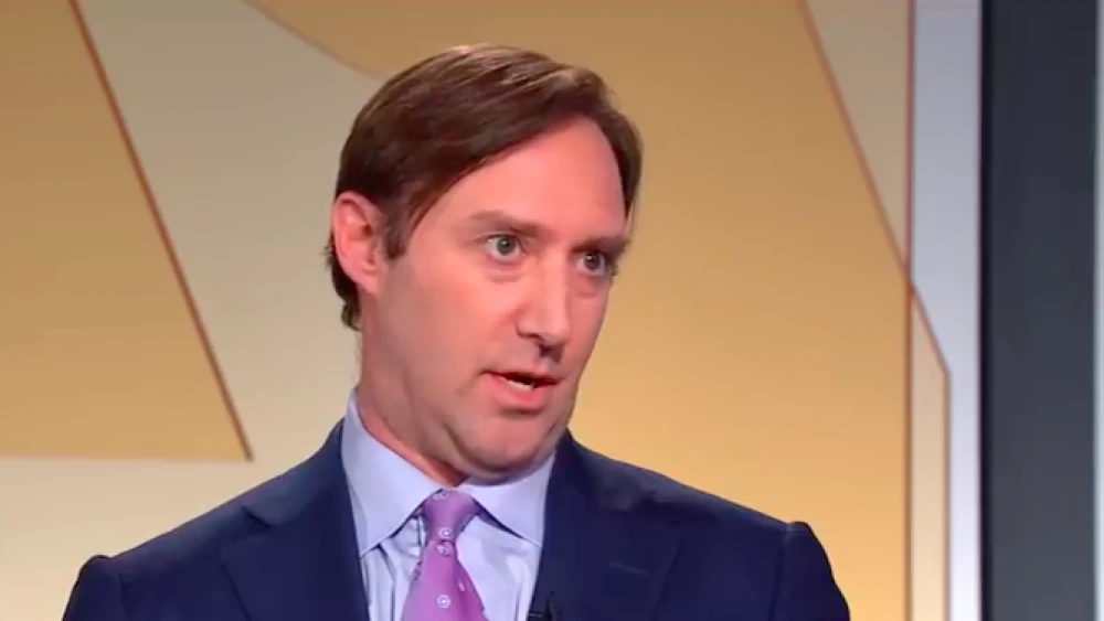 Josh Block, then the CEO of The Israel Project, on the PBS NewsHour on March 7, 2019. Credit: Screenshot.