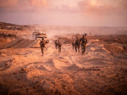 Troops of the Israel Defense Forces' 99th Division operate in the Gaza Strip, July 1, 2025. Credit: IDF.