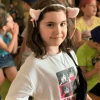 Marina Stalinskaya, 8, at summer camp. Credit: JRNU.