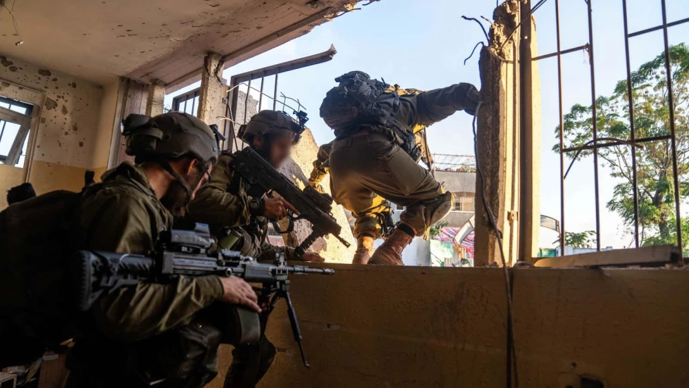 Israeli soldiers during Gaza ground operations, Nov. 20, 2023. Credit: IDF.