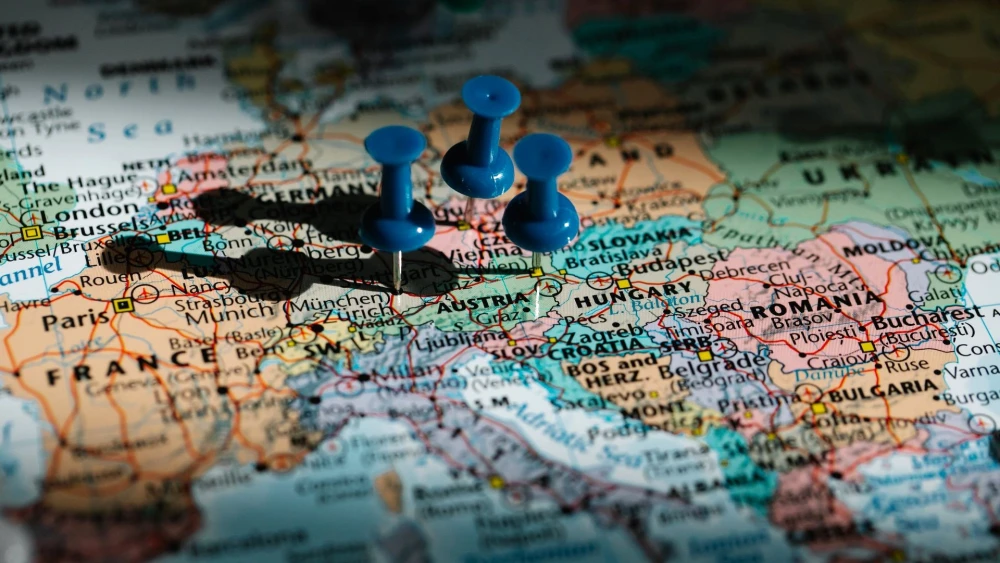 Map of Europe. Credit: Lara Jameson/Pexels.
