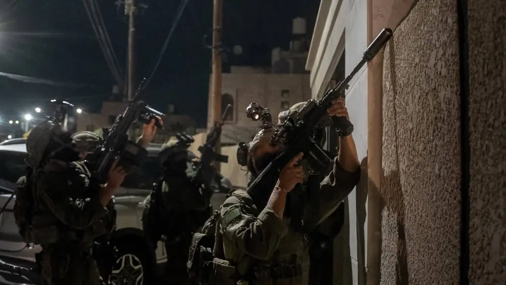 IDF troops carrying out a counterterrorism operation in the Judea and Samaria region during the holiday of Sukkot in 2026. Credit: IDF.