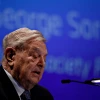 George Soros, founder and chairman of the Open Society Foundation gives a speech during Economic Forum in Brussels, Belgium, on June 1, 2017. Credit: Alexandros Michailidis/Shutterstock.