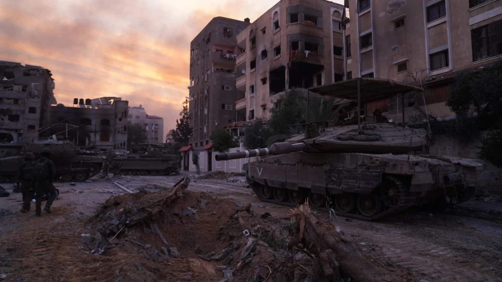 Israeli troops operating in the Hamas-ruled Gaza Strip, Dec. 17, 2023. Credit: IDF.