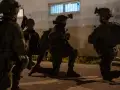 Israeli Duvdevan fighters arrest stone-throwing suspects during an overnight operation in Al-Arub, in the Etzion Brigade sector, April 20-21, 2025. Credit: IDF.