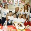 The family of Ohad Monder, who was abducted to Gaza with his mother, Keren, marks his ninth birthday, Oct. 23, 2023. Photo by Gideon Markowicz/TPS.