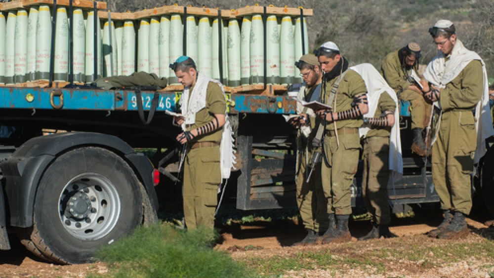 Israeli soldiers in the Golan Heights. Credit: Basal Awidat/Flash90.