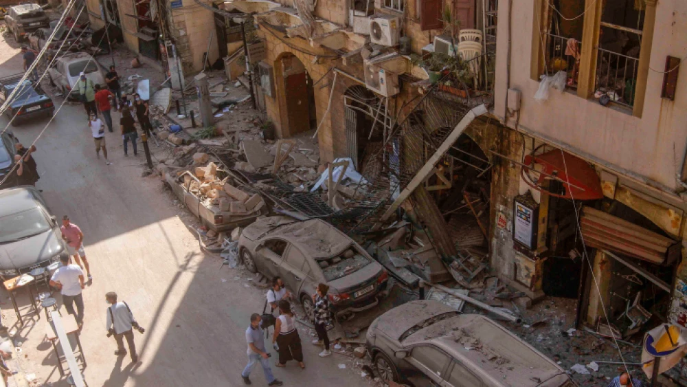 Beirut, Damage After Explosion