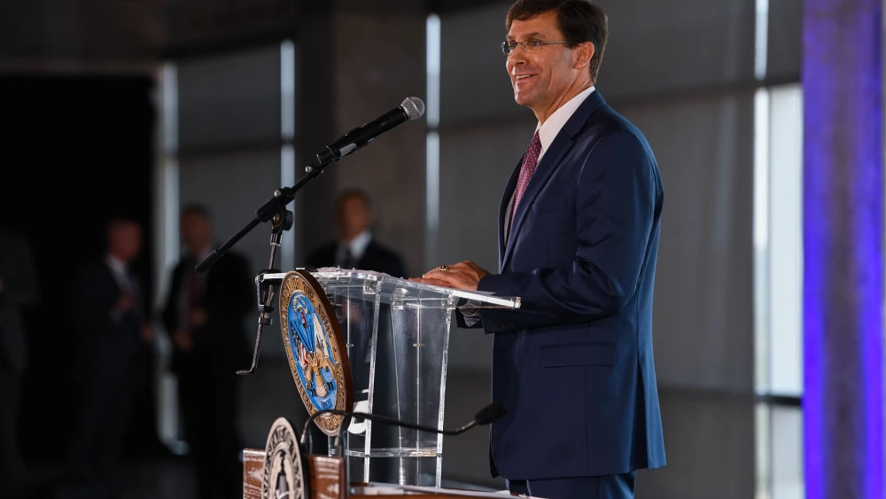 U.S. Secretary of Defense Mark Esper. Credit: Staff Sgt. Brandy N. Mejia/U.S. Army.