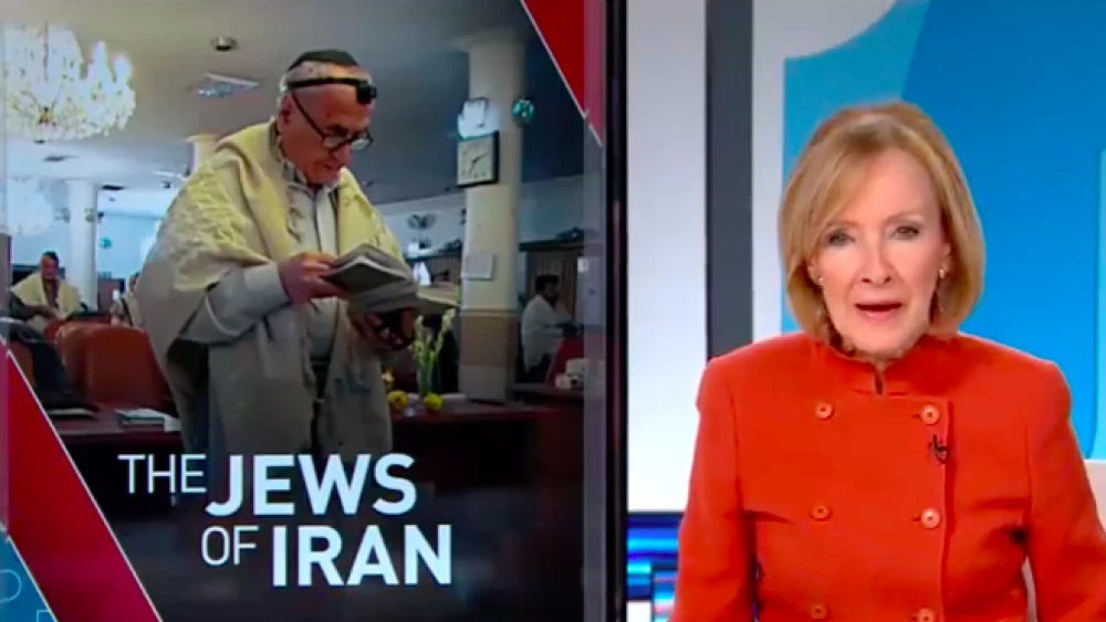 PBS NewsHour anchor Judy Woodruff introducing a segment on Nov. 27, 2018, about Jews inside Iran, which garnered criticism of whitewashing the Islamic Republic’s hatred of Israel. Credit: Screenshot.