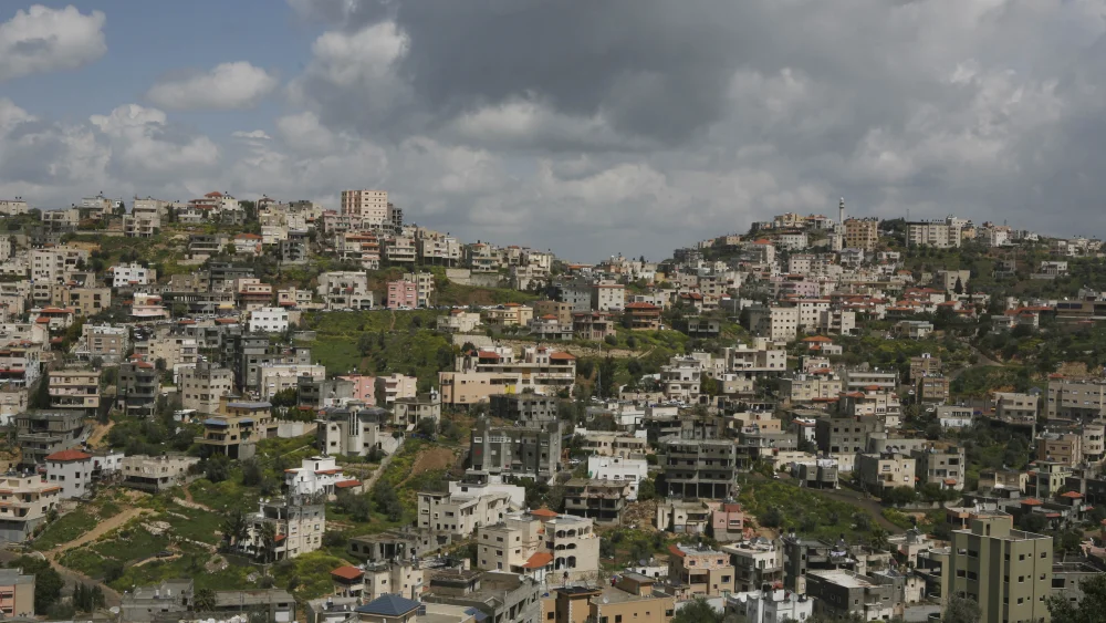 A view of Israel's largest Arab city, Umm al-Fahm. Photo by Matanya Tausig/Flash90.