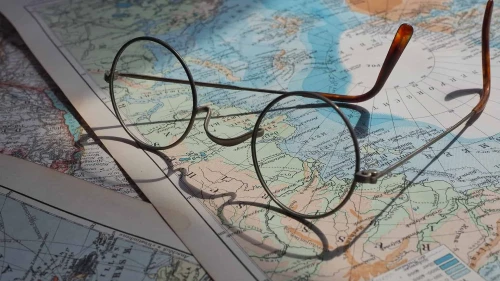 Glasses on a Map