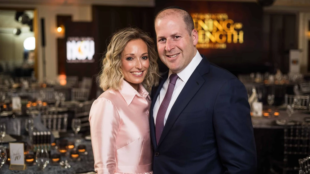 David and Stephanie Sokol were honored by NCSY. Credit: Courtesy of the Orthodox Union.