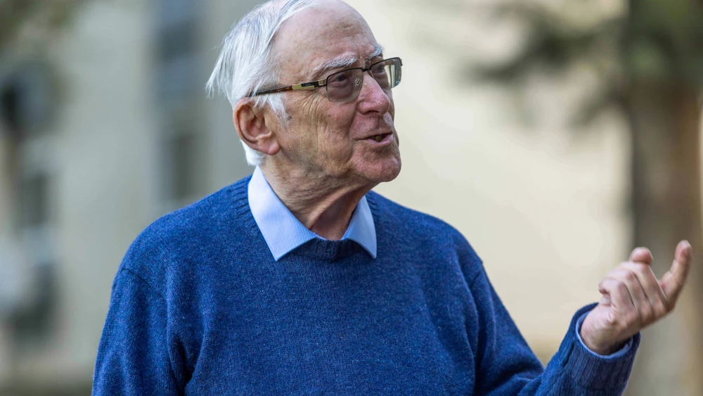 Prof. Asa Kasher, Jan. 10, 2023. Photo by Yossi Aloni/Flash90.