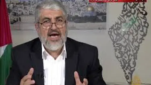 Former chairman of the Hamas Political Bureau Khaled Mashaal appears on the Al-Jazeera Network (Qatar) on Dec. 2, 2018. (MEMRI)