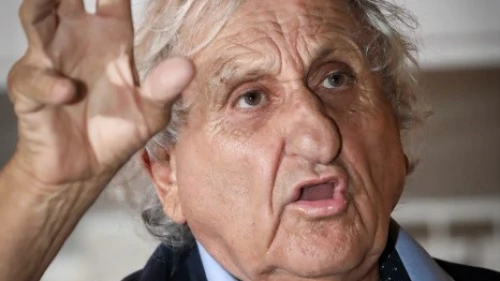 Israeli writer A.B. Yehoshua at a writer's talk in Jerusalem on Oct. 13, 2018. Photo by Yossi Zamir/Flash90.