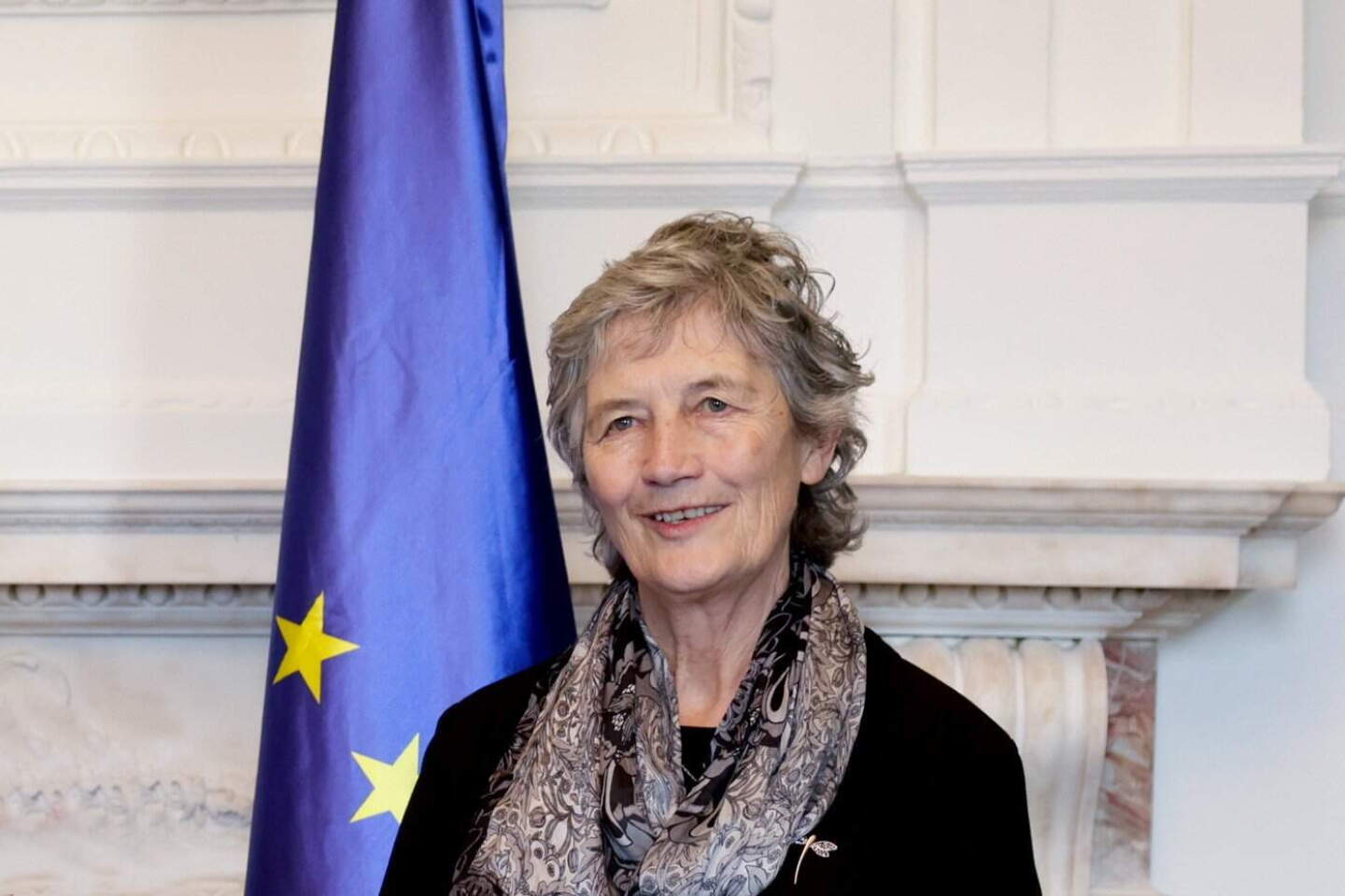 Catherine Connolly receives guests at the Irish parliament in Dublin, Ireland on Dec. 1, 2022. Photo credit: Houses of the Oireachtas.