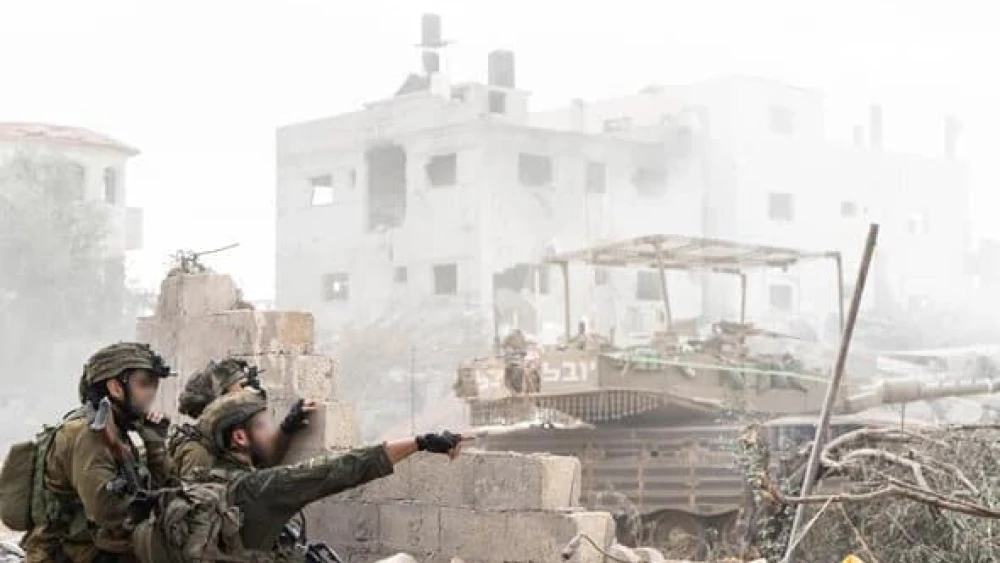 Israeli soldiers in Khan Yunis, the southern Gaza Strip, Jan. 27, 2024. Credit: IDF.