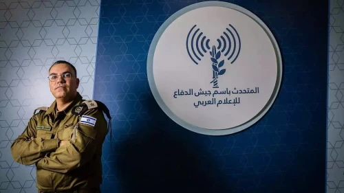 Lt. Col. Avichay Adraee. Photo by Eric Sultan.