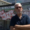 Director Danny Ben-Moshe in Melbourne at a location filmed in his documentary "Cancelled." Credit: Courtesy.