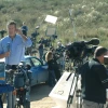 Members of the international media at the Israel-Gaza border, Jan. 6, 2009. Photo by Jorge Novominsky/Flash90.