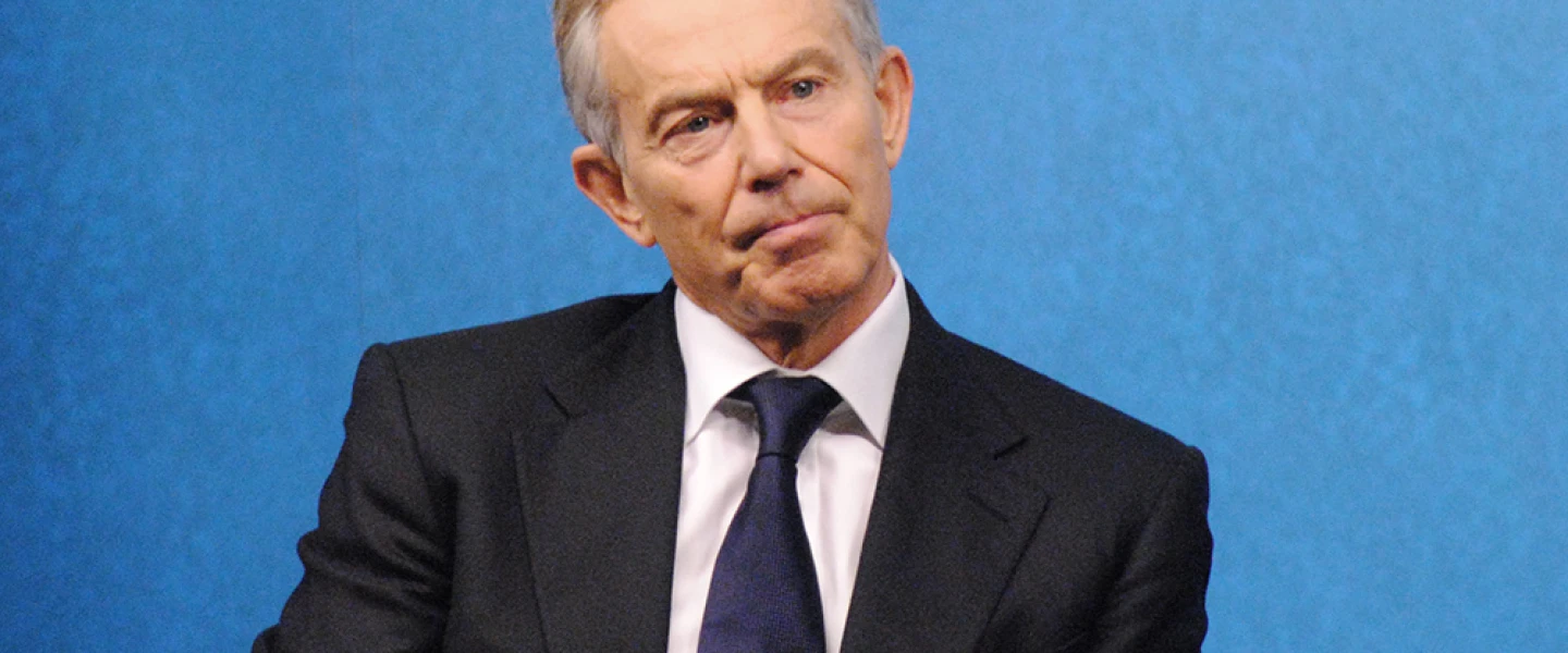 Former British Prime Minister Tony Blair. Photo by Chatham House/Flickr/Creative commons license.